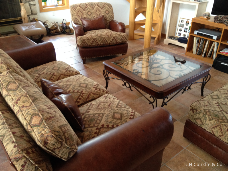 Southwestern Sofa and Chairs
