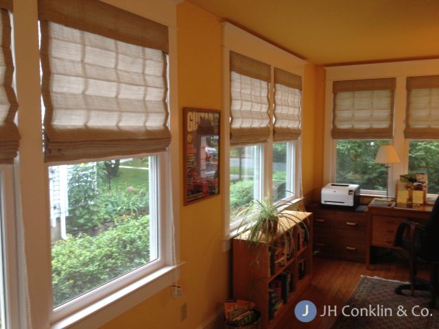 Flat Roman shades in Haddonfield, NJ