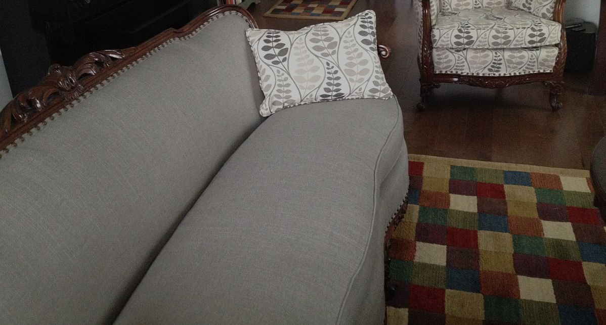 Washington Twp NJ couch after upholstery