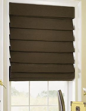 hobbled fold roman shade