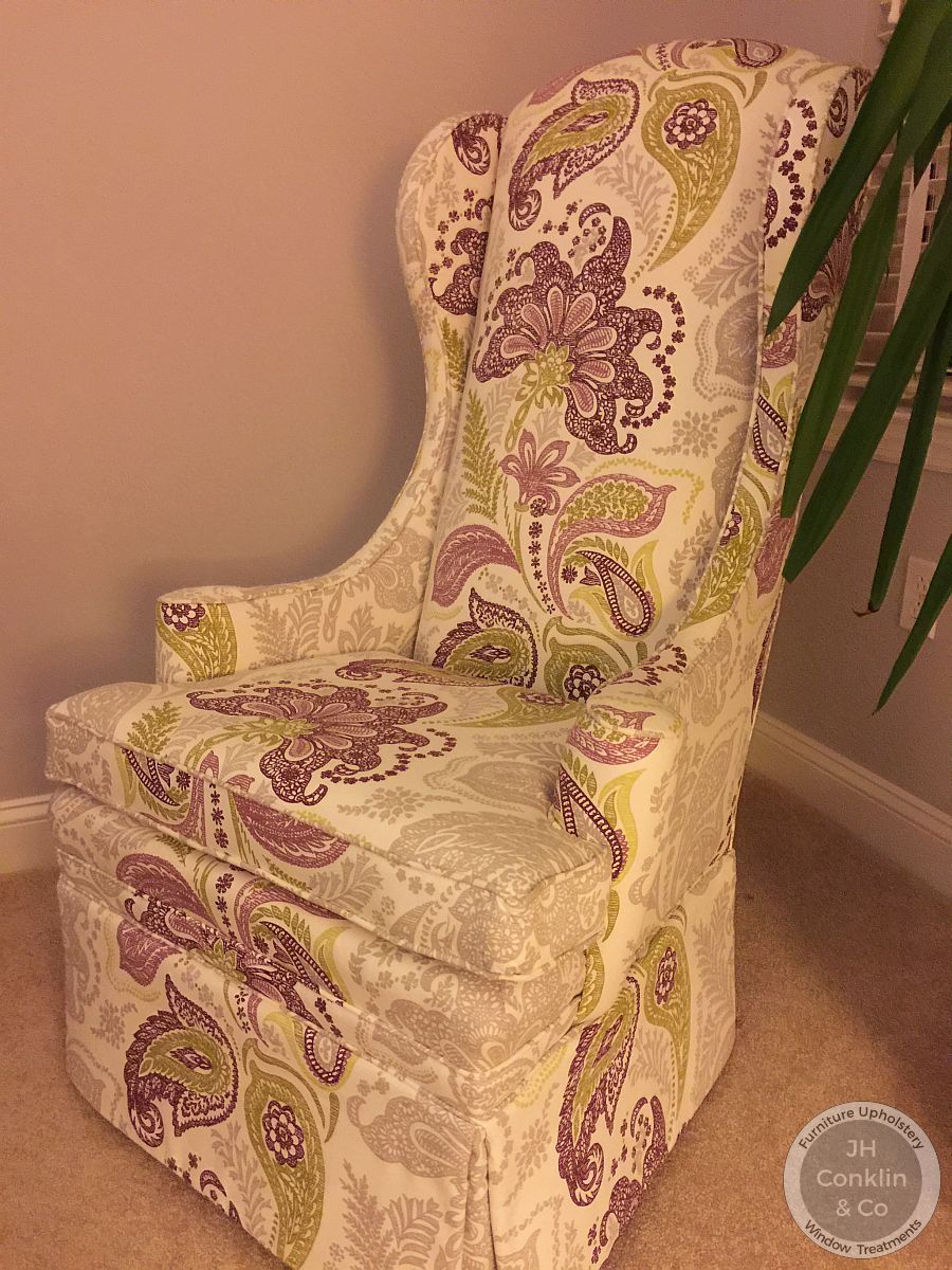 Bedroom Wing Chair Upholstery