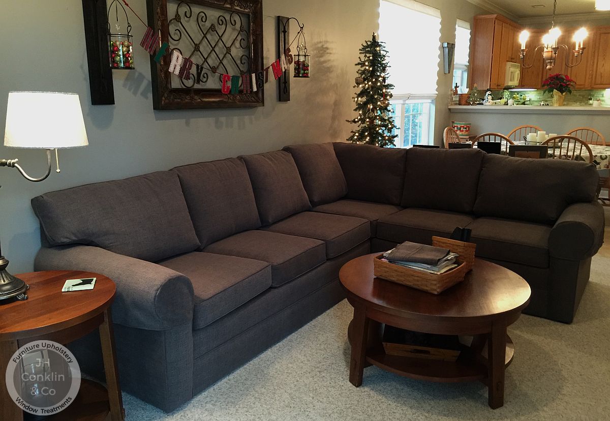 Sectional Sofa Reupholstered