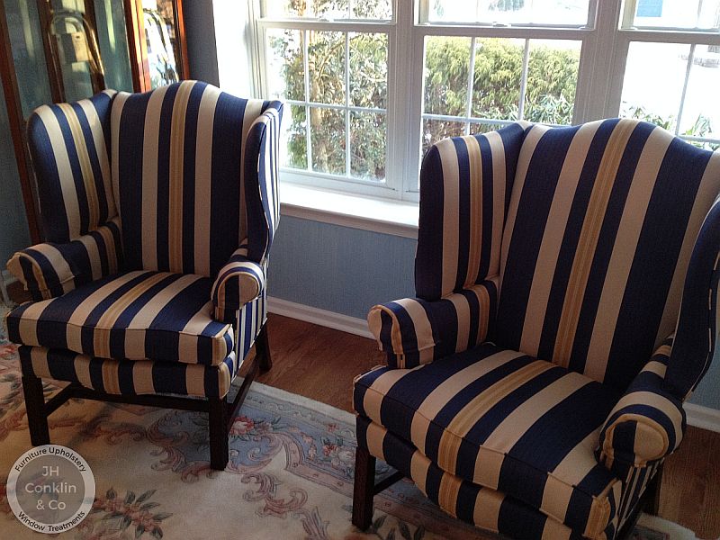 Upholstered Wing Chairs