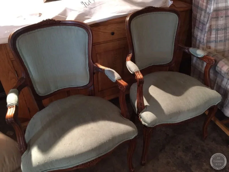 Cost to Reupholster Open Arm Chair
