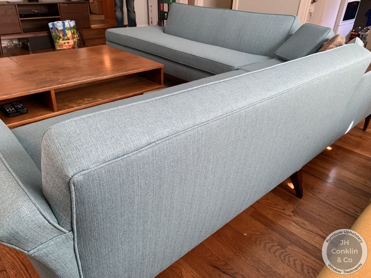 Mid Century Sectional Makeover