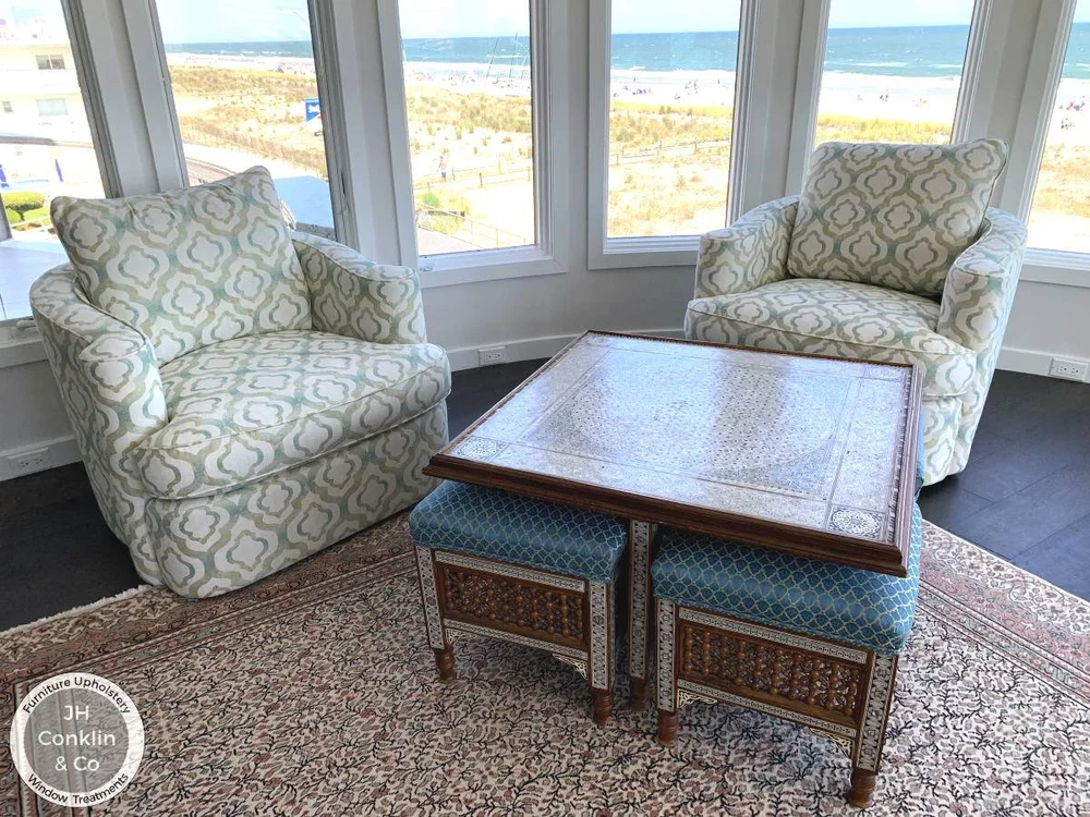 How to Reupholster a Coastal Style Living Room Chair: Easy DIY Guide