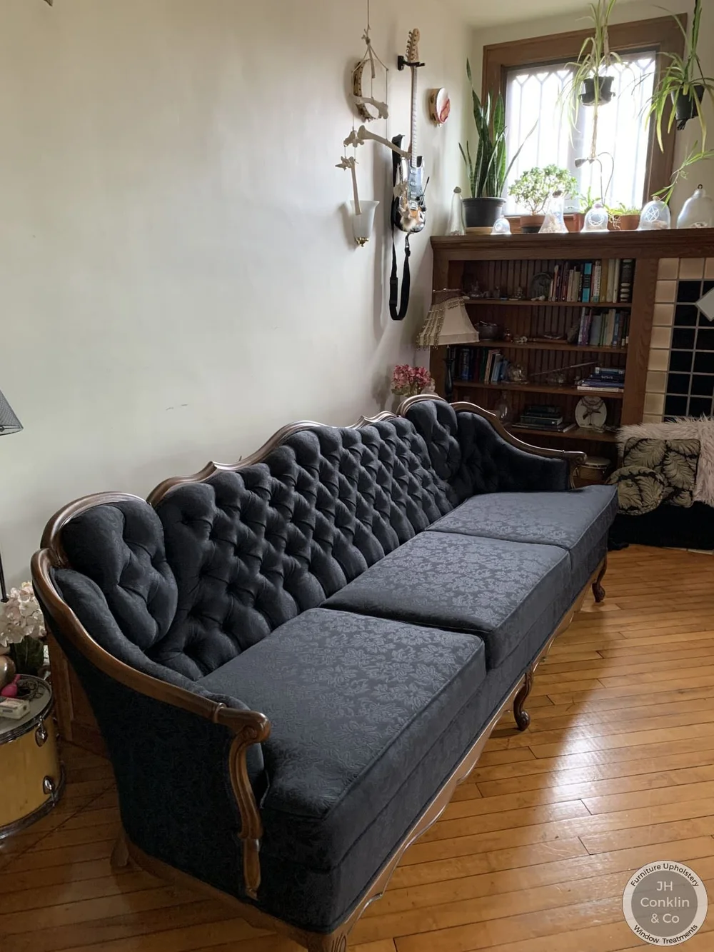 French Provincial Sofa Reupholstered Baci Living Room