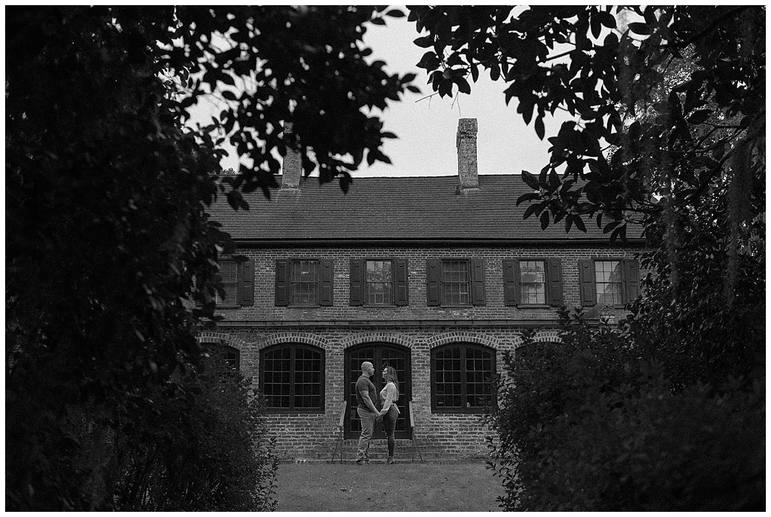 Engagement photos at Middleton Place in Charleston, SC
