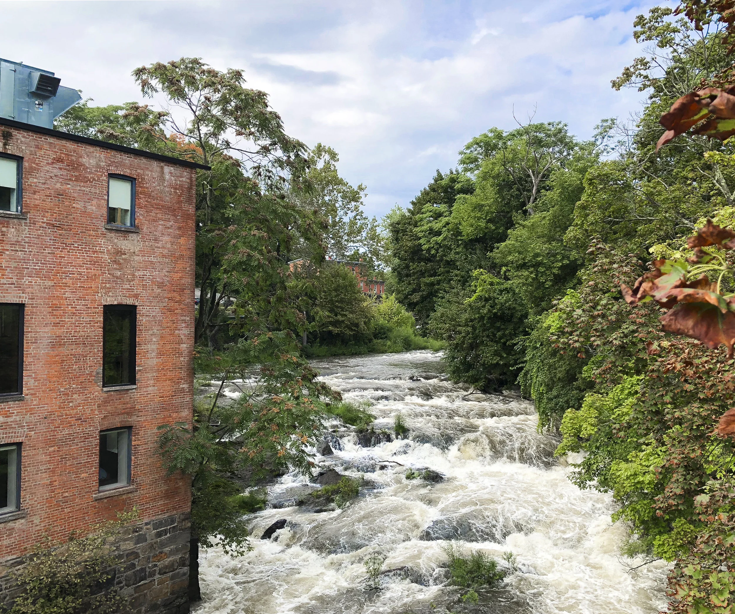 Falls at The Roundhouse.