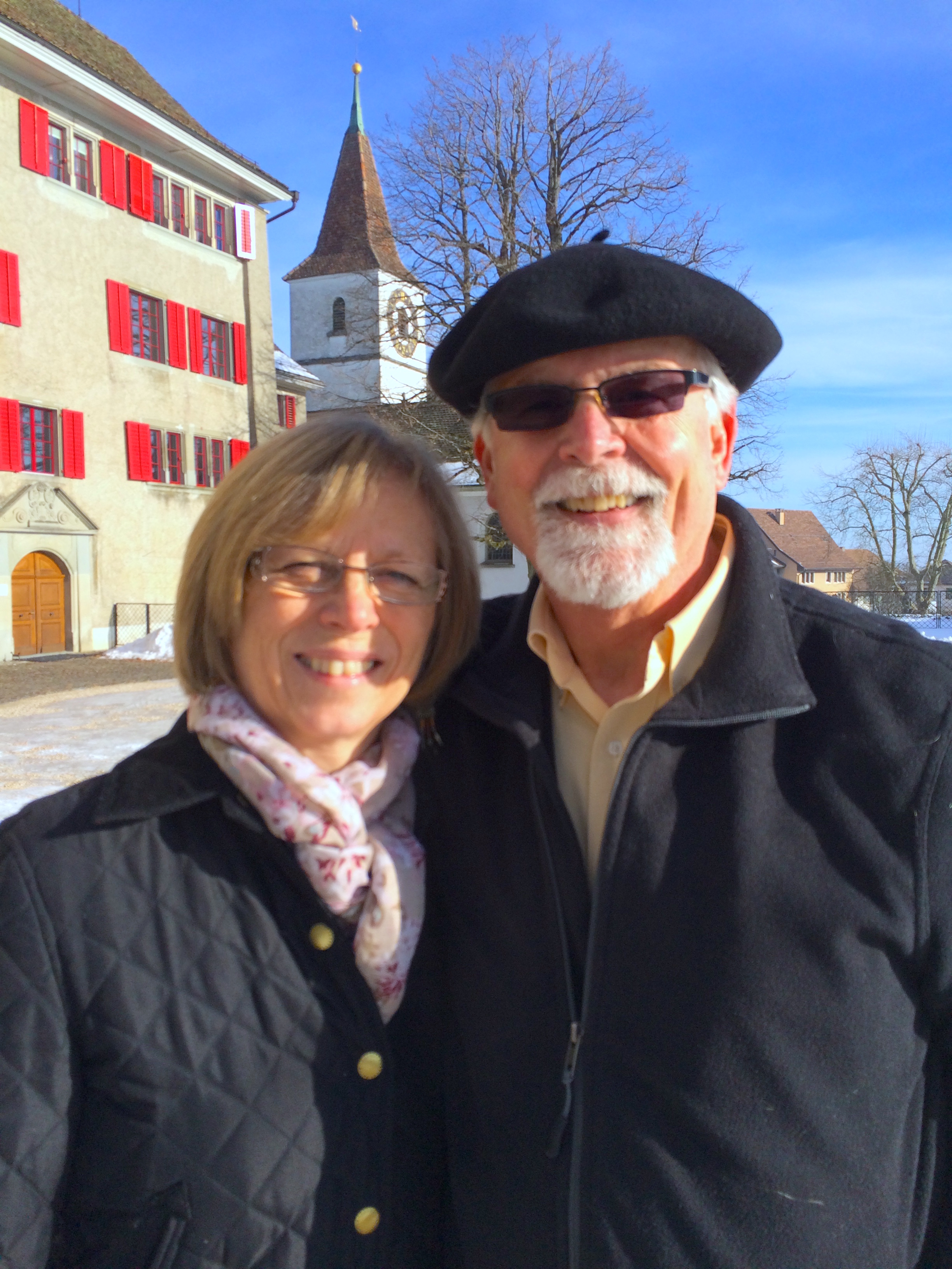 Esther and I at Regensburg near Dielsdorf, Zürich, Switzerland.