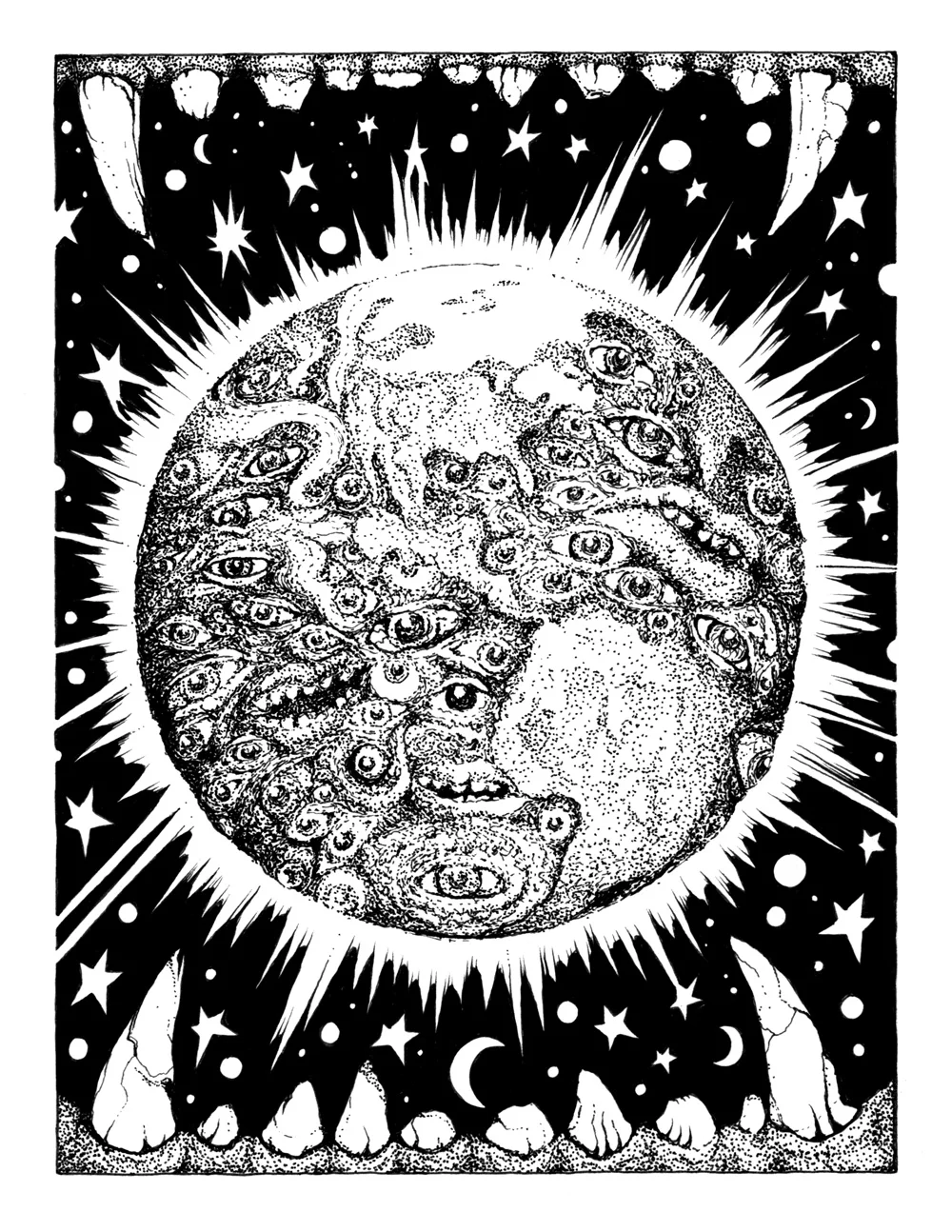 pen and ink on bristol 8.5" x 11" 2014