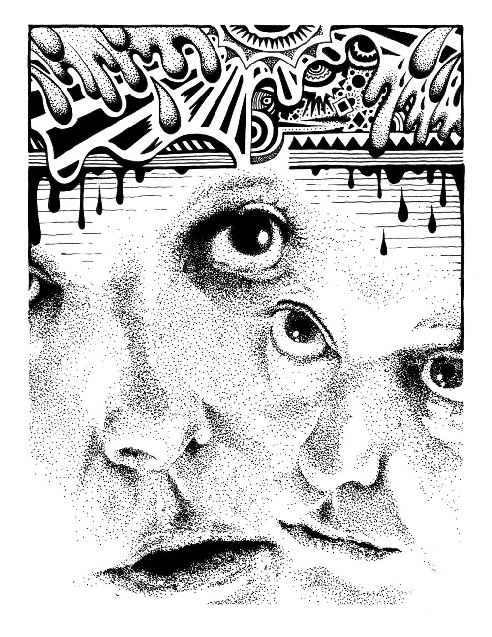 pen and ink on bristol 8.5" x 11" 2014