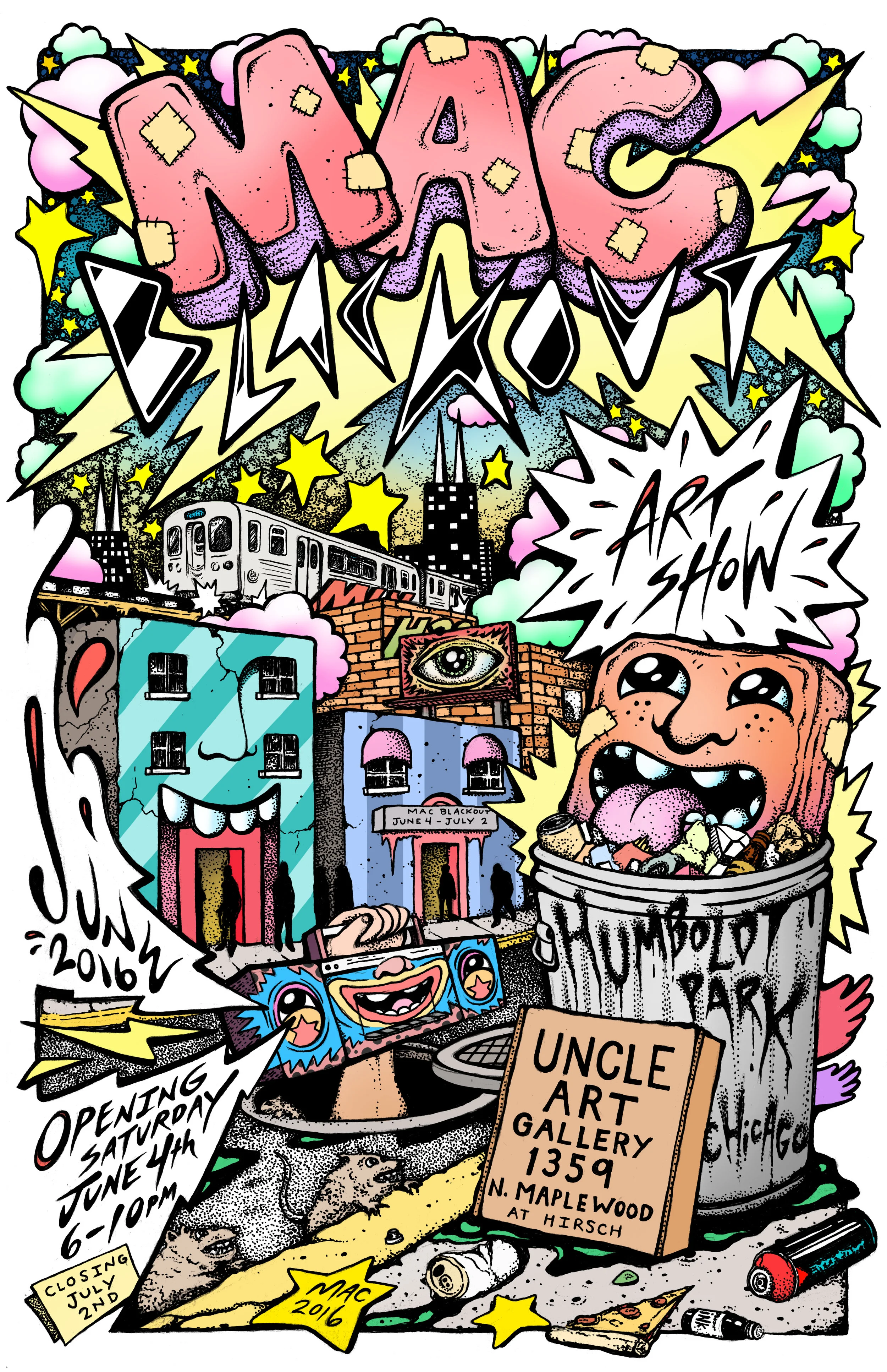  Mac Blackout Art Show  2016 