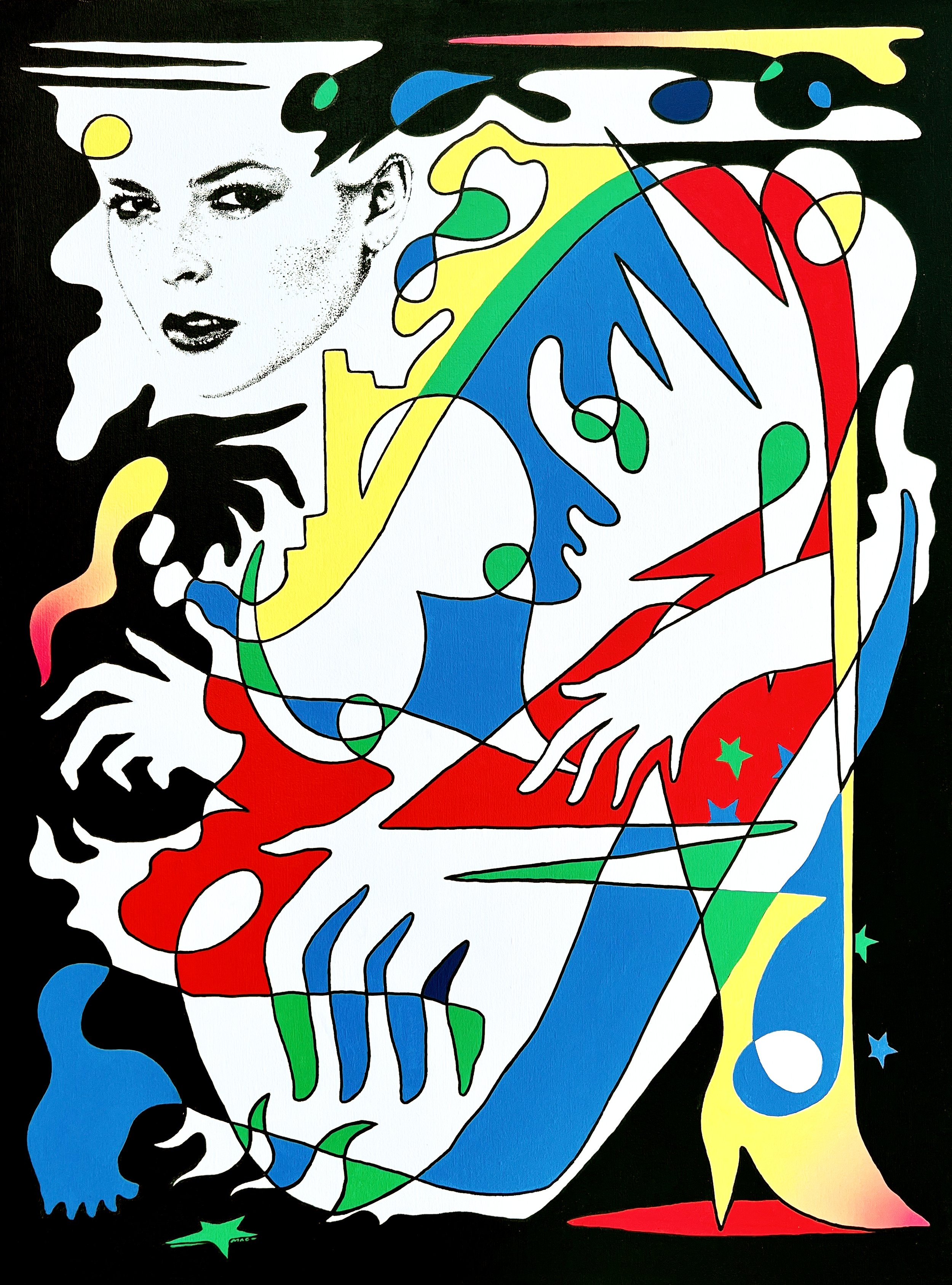 Acrylic on Canvas 32” x 40” 2022