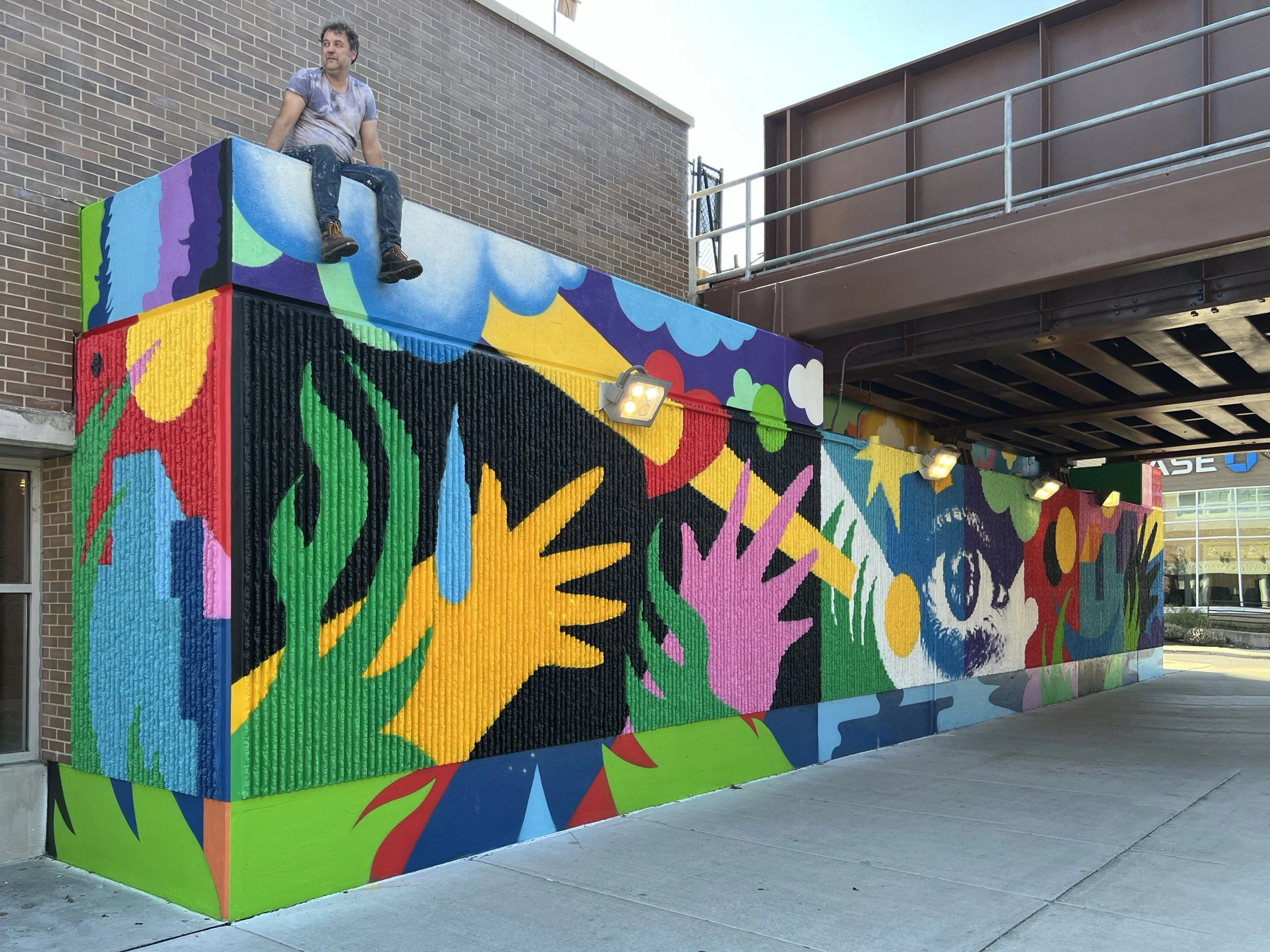 Ravenswood Walls of Togetherness 4800 N Ravenswood Ave. Chicago 12’ x 75’ 2024