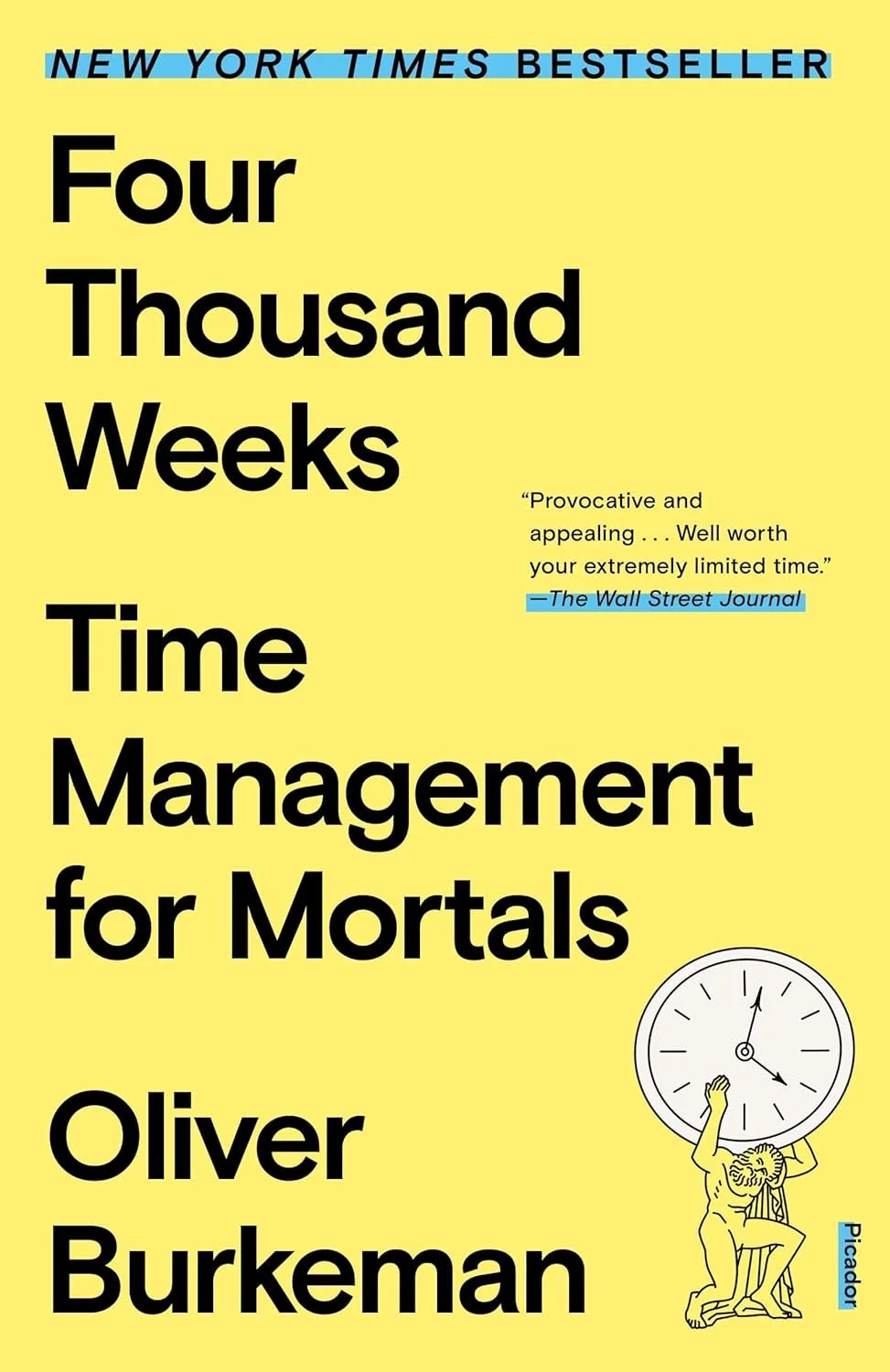 Four Thousand Weeks Book Cover