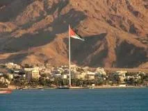 The flagpole in Aqaba, Jordan