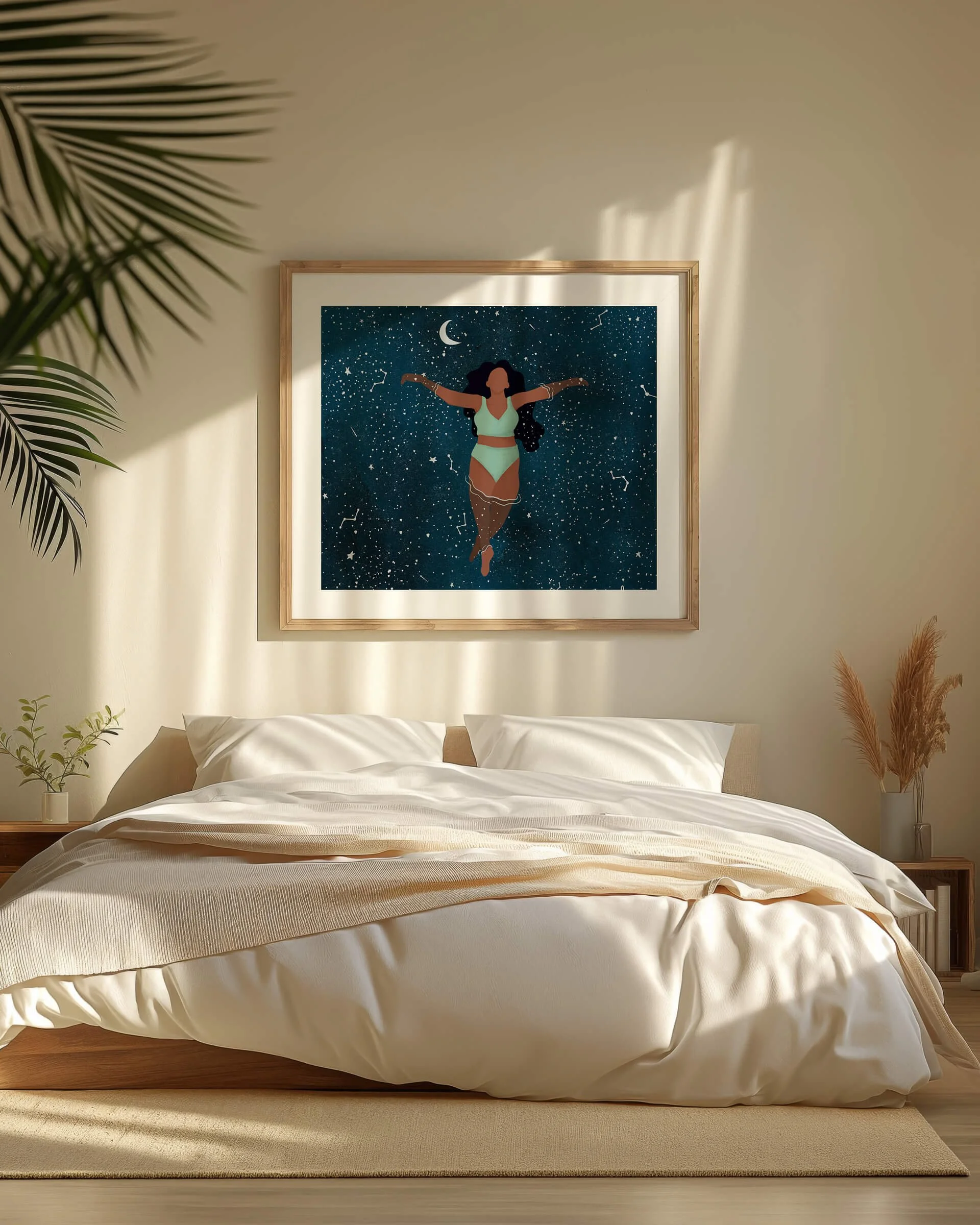 Galaxy Girl Print