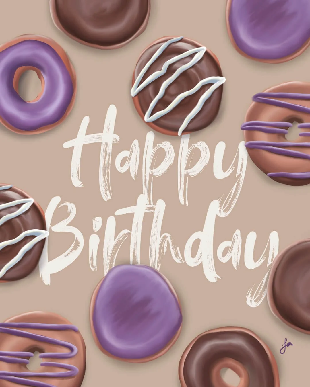 Laurelle-Armet-Freelance-Graphic-Designer-Illustrator-Vancouver-British-Columbia-Doughnut-Birthday-Card-04.jpg