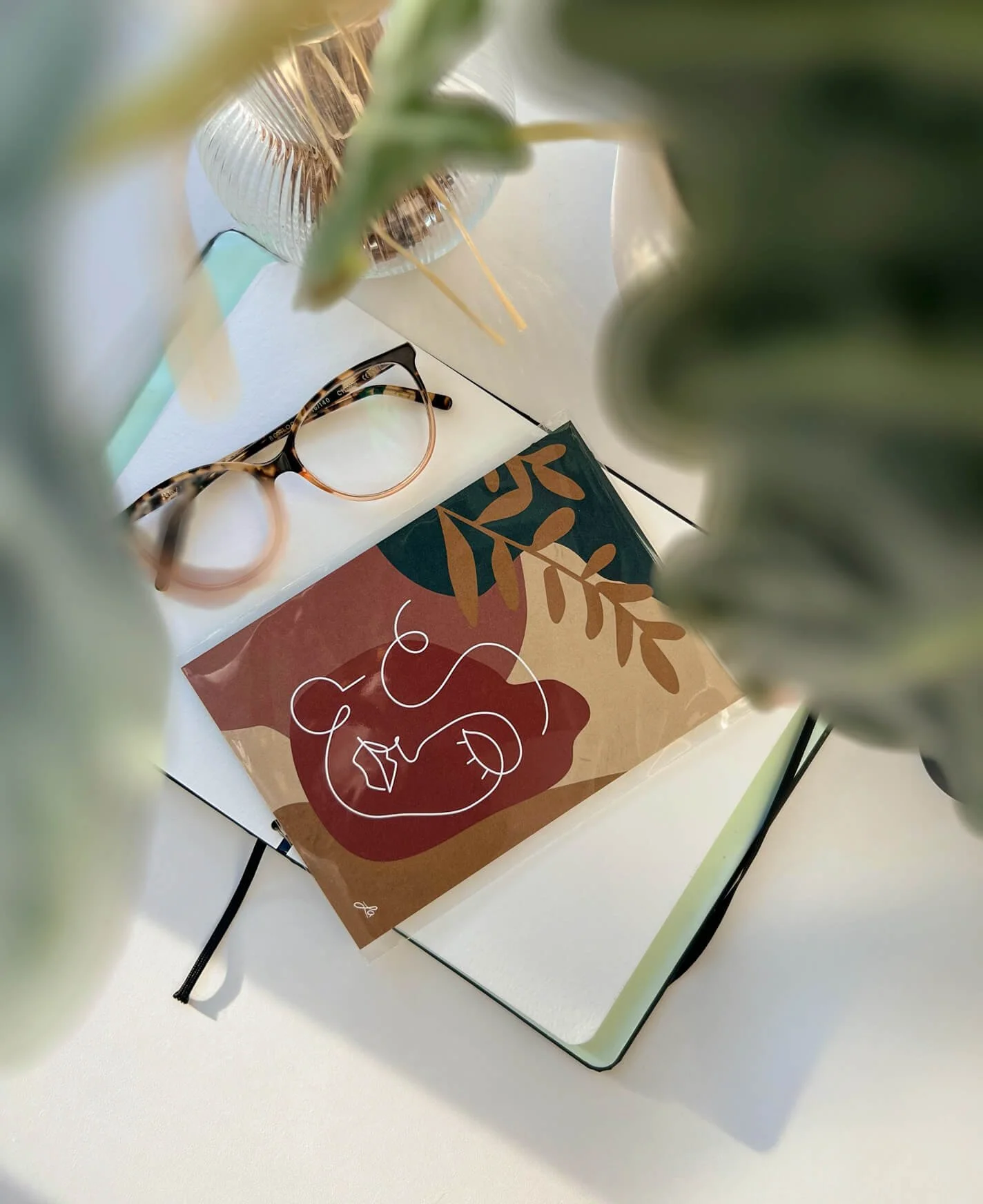 Botanical Faces Art Print