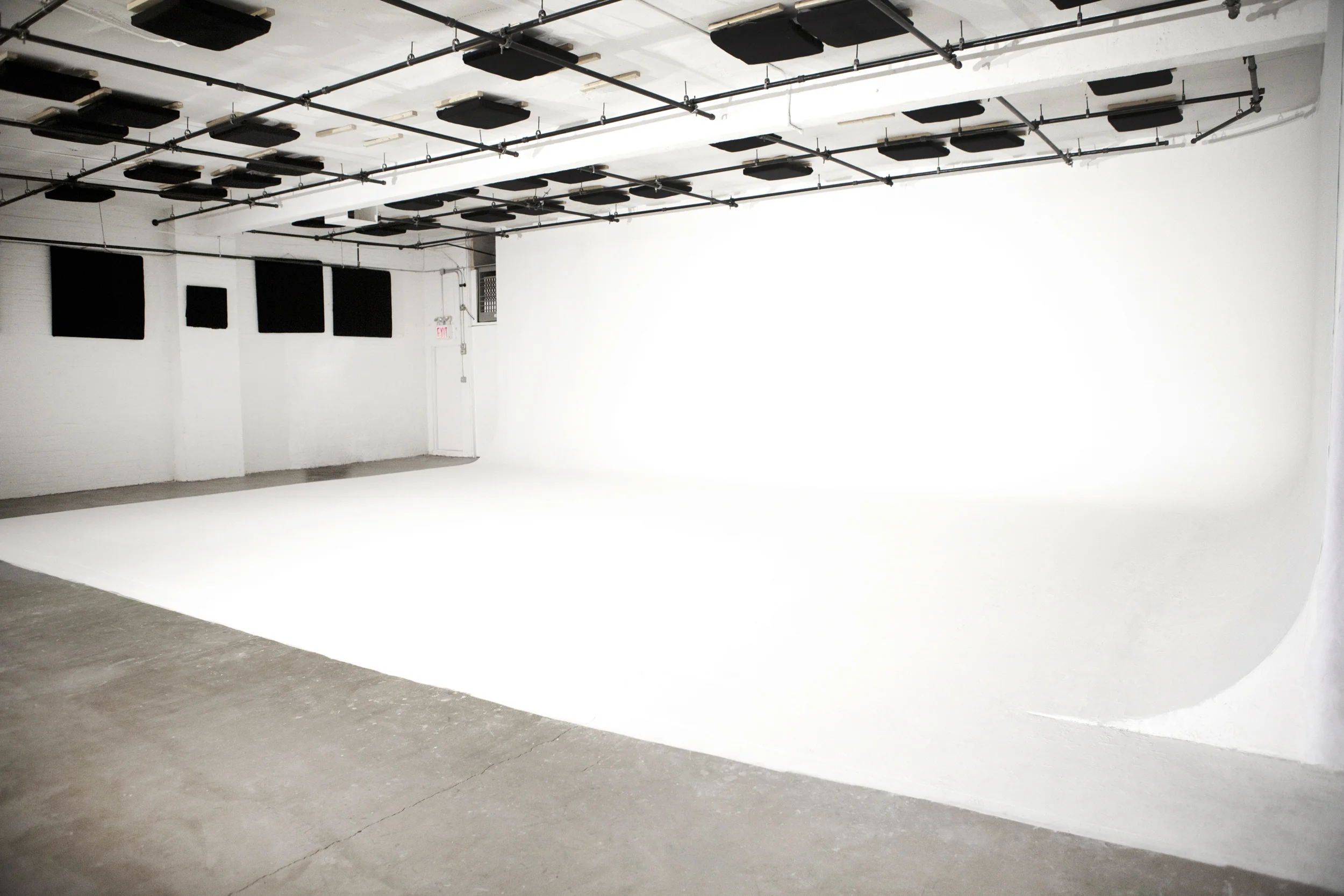 View from right side of the cyclorama on our main stage.