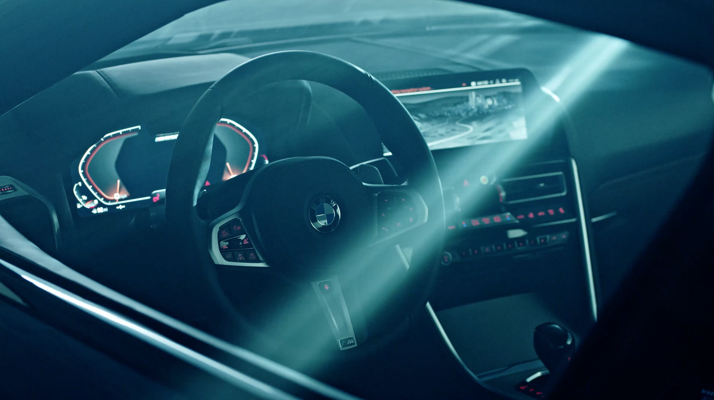 BMW 8 Series commercial shot in Studio 2.
