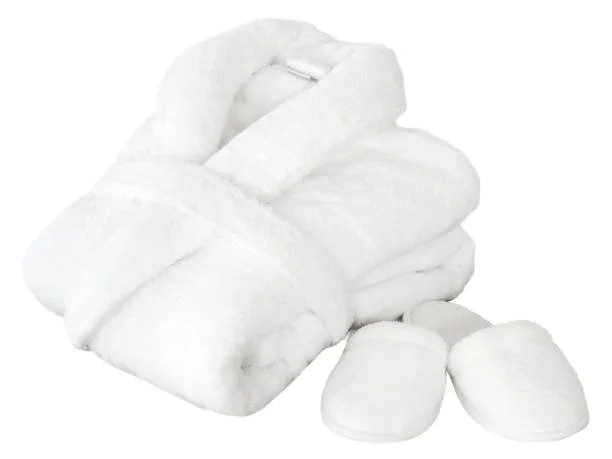 Bath Robe and Slippers