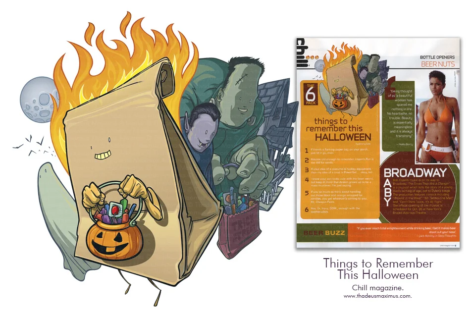 Chill Magazine - 6 Pack: Things To Remember This Halloween