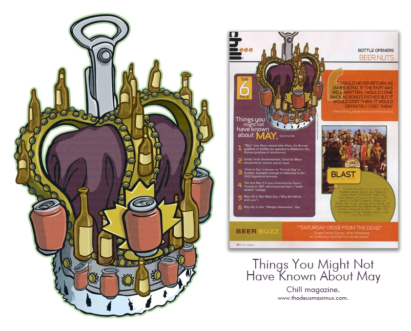 Chill Magazine - 6 Pack: Things You Might Not Have Known About May
