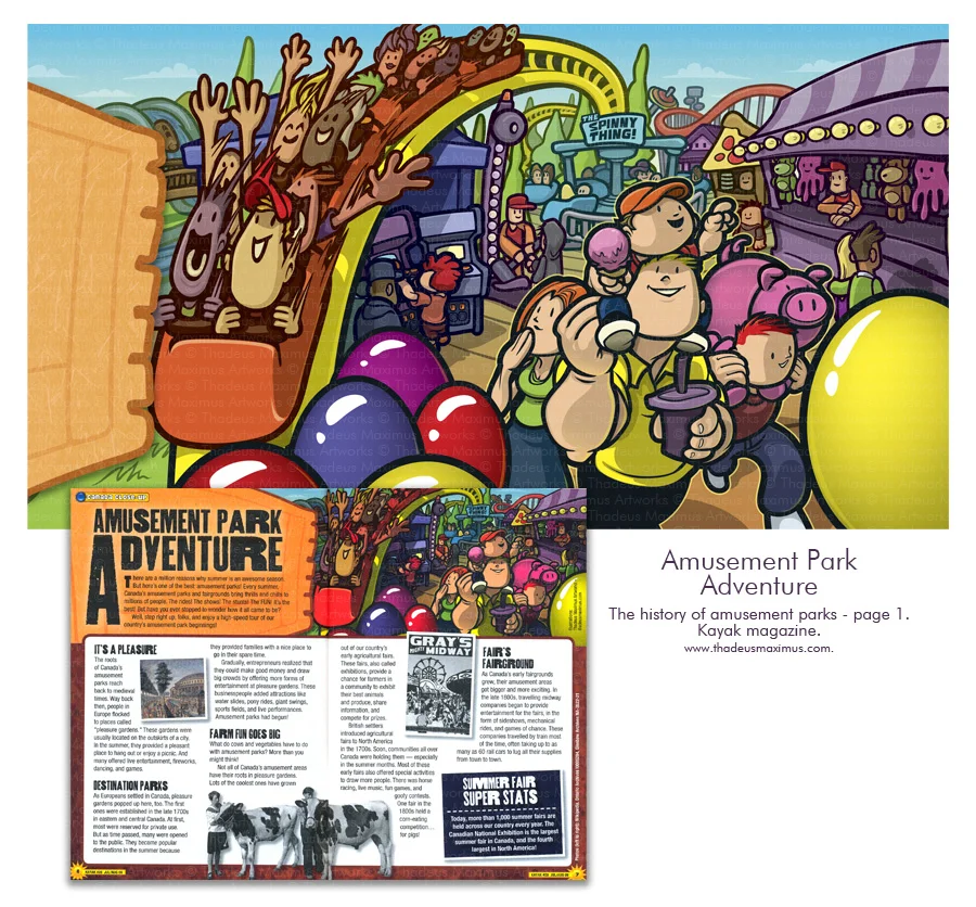 Kayak Magazine - Amusement Park Adventure - 1