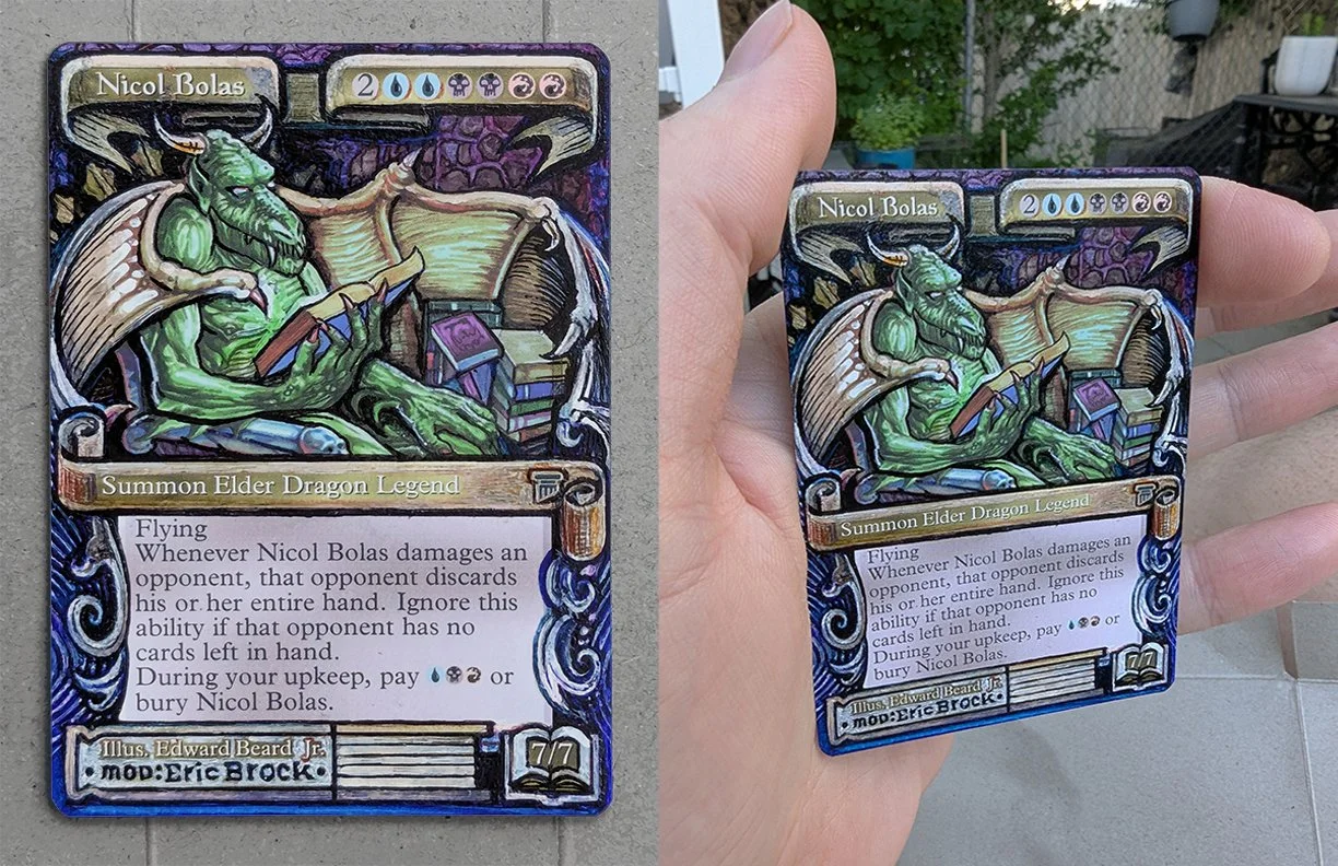 Nicol Bolas Card Alter
