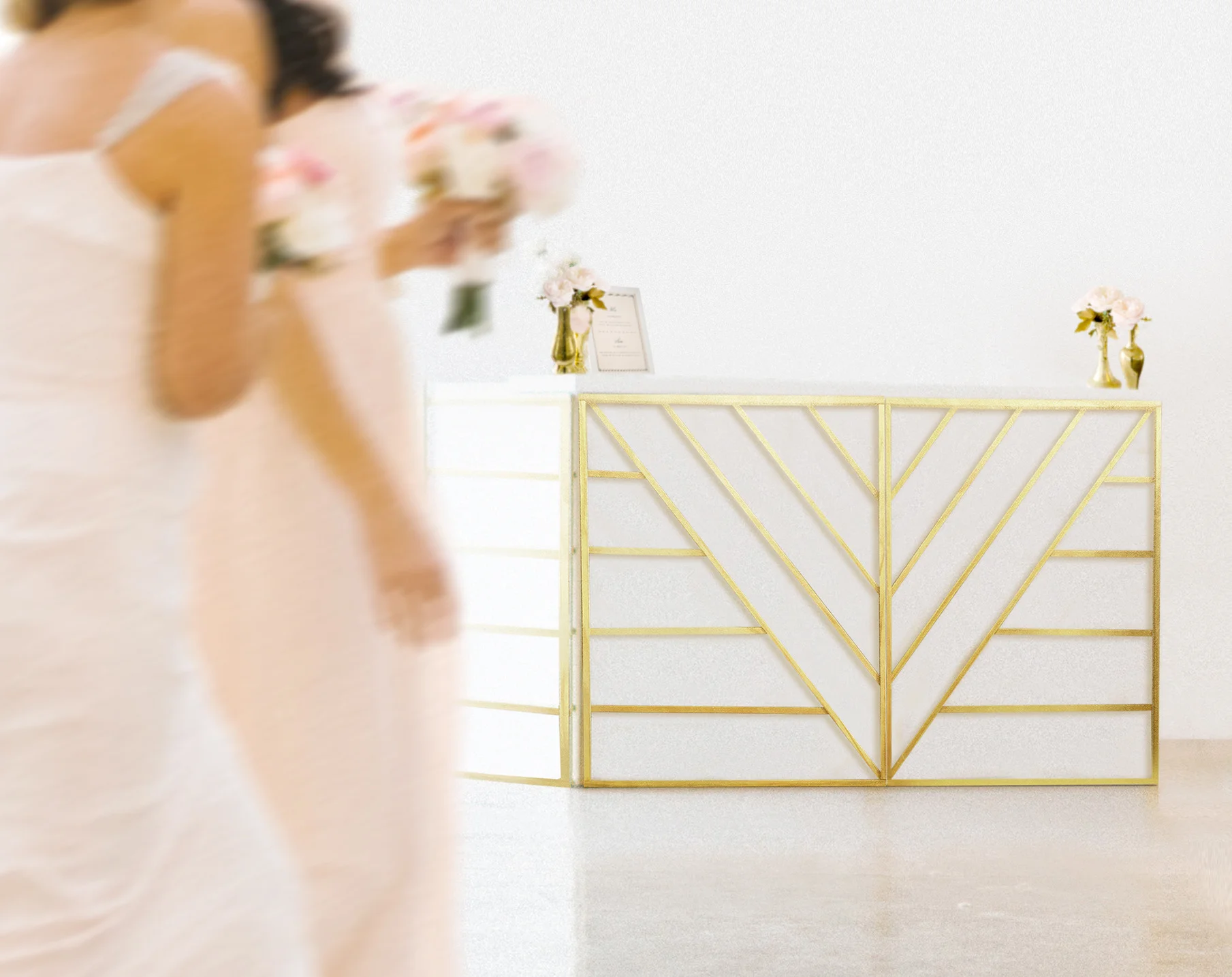 Custom Gold Art Deco Bar Overlay by Emily Vaca
