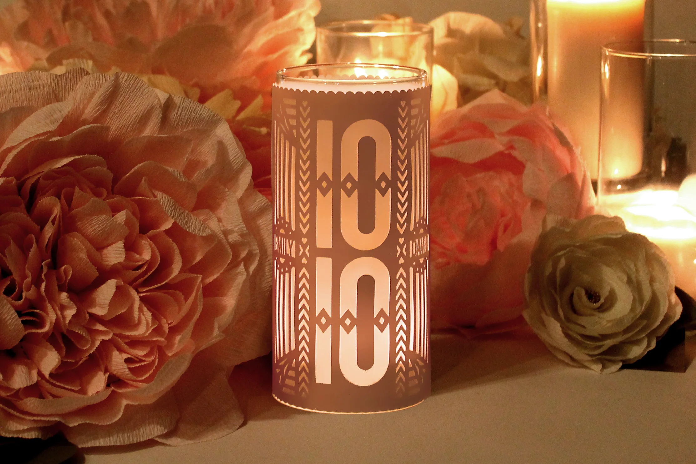 Giant Paper Flowers and Papel Picado Table Numbers Emily Vaca