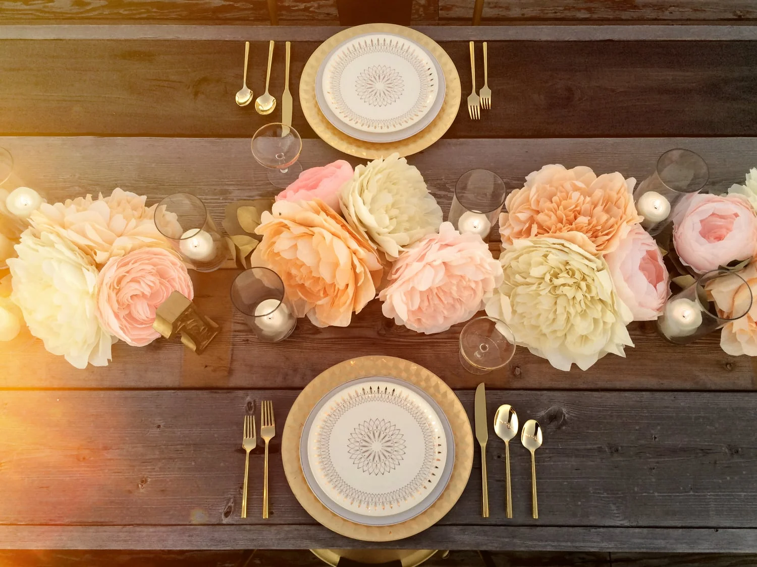 Paper Flower Garland 