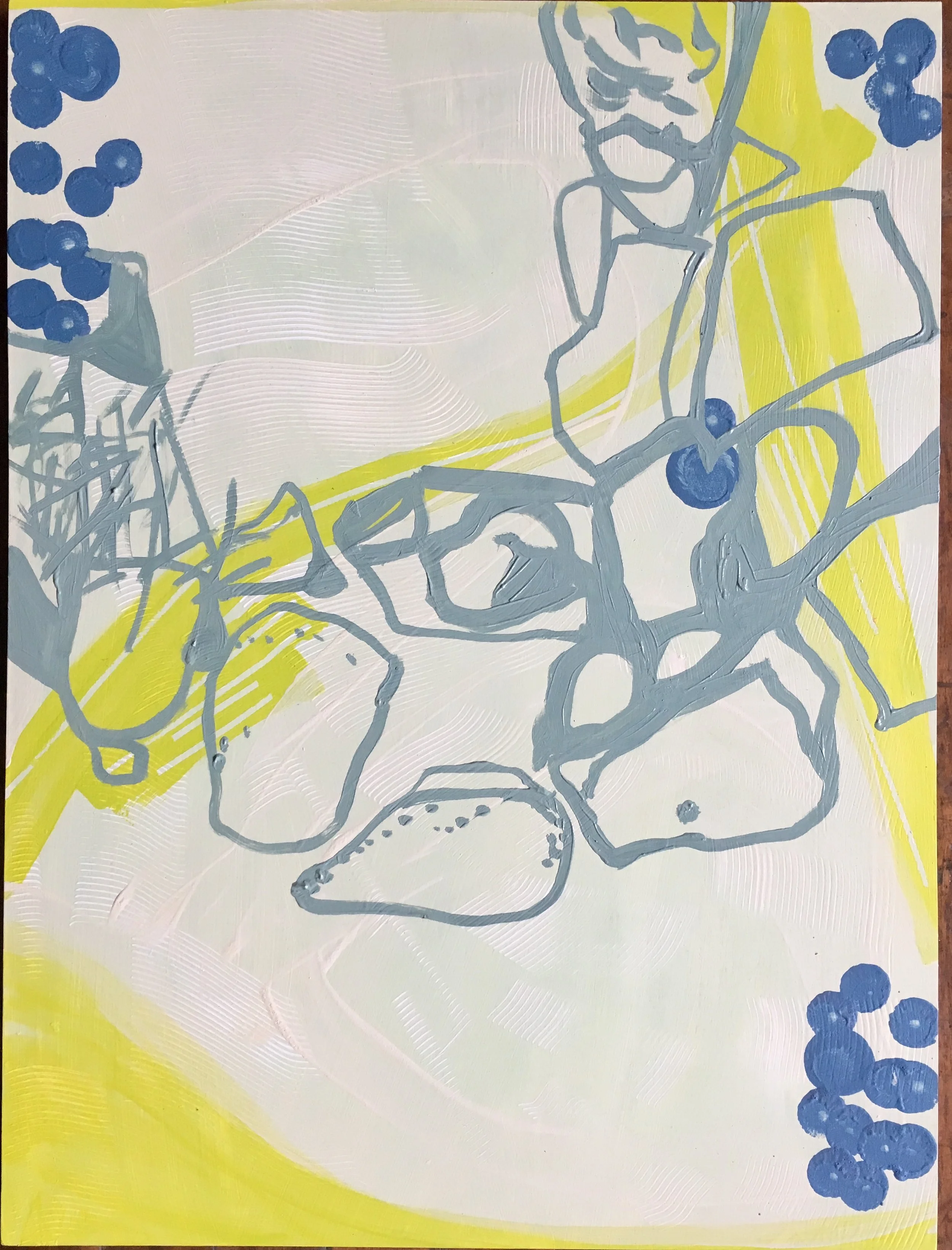 Wisconsin-scape, 2017, acrylic and oil on panel