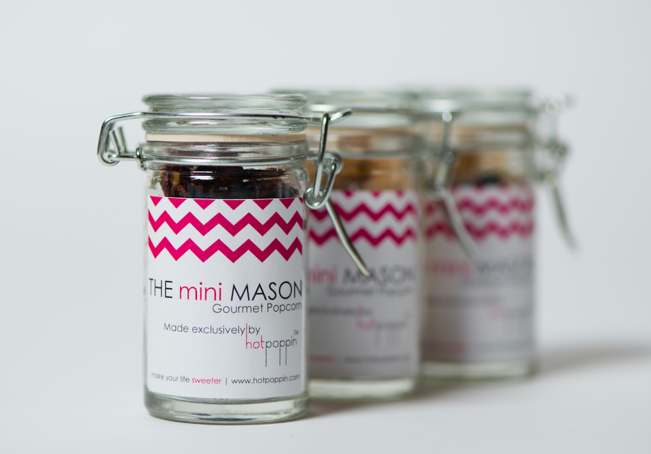 The Mini Mason | Hotpoppin Gourmet Popcorn | Half Dozen