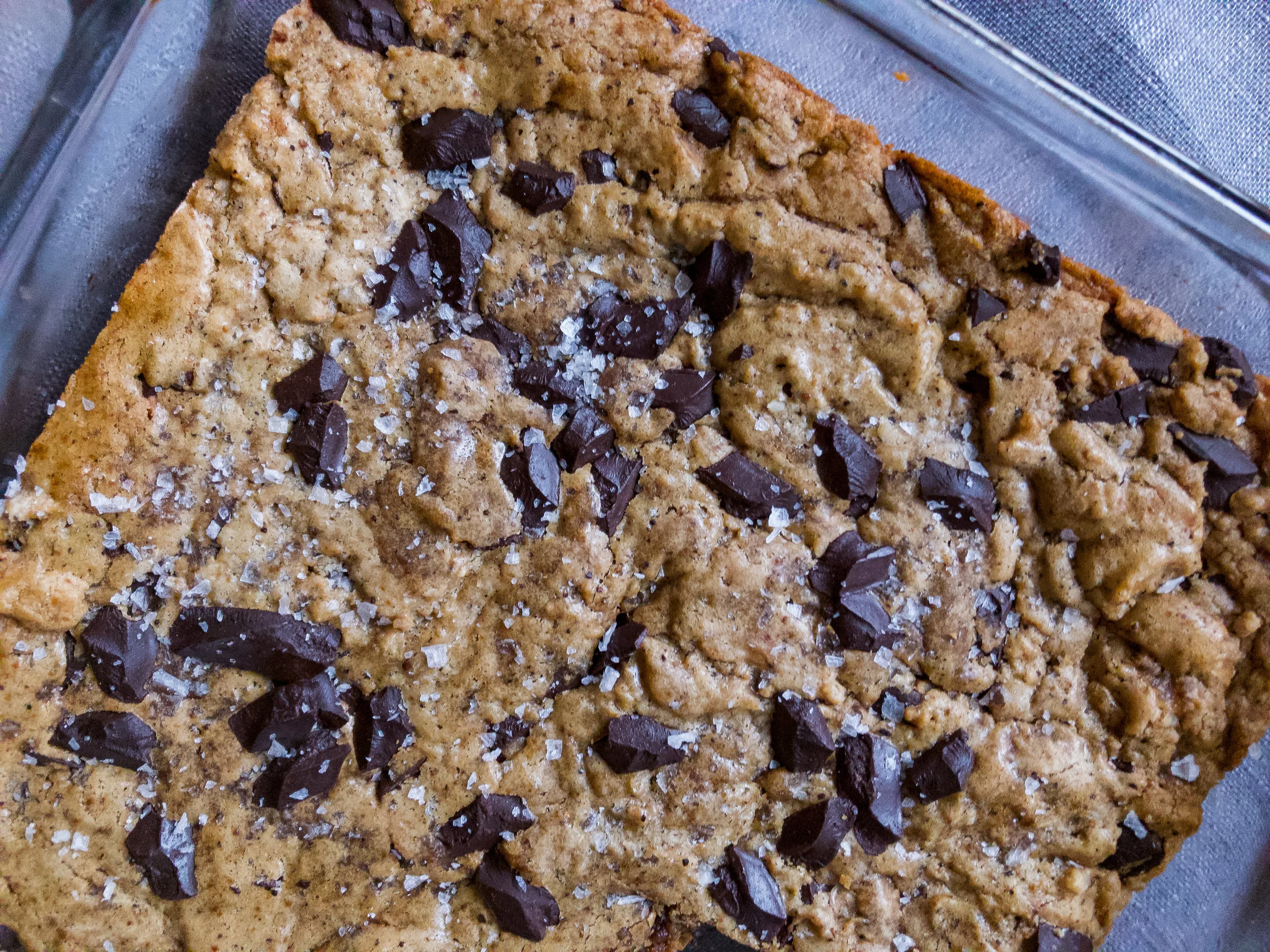 Salty and Woke Blondie- Brown Butter Espresso Blondies 