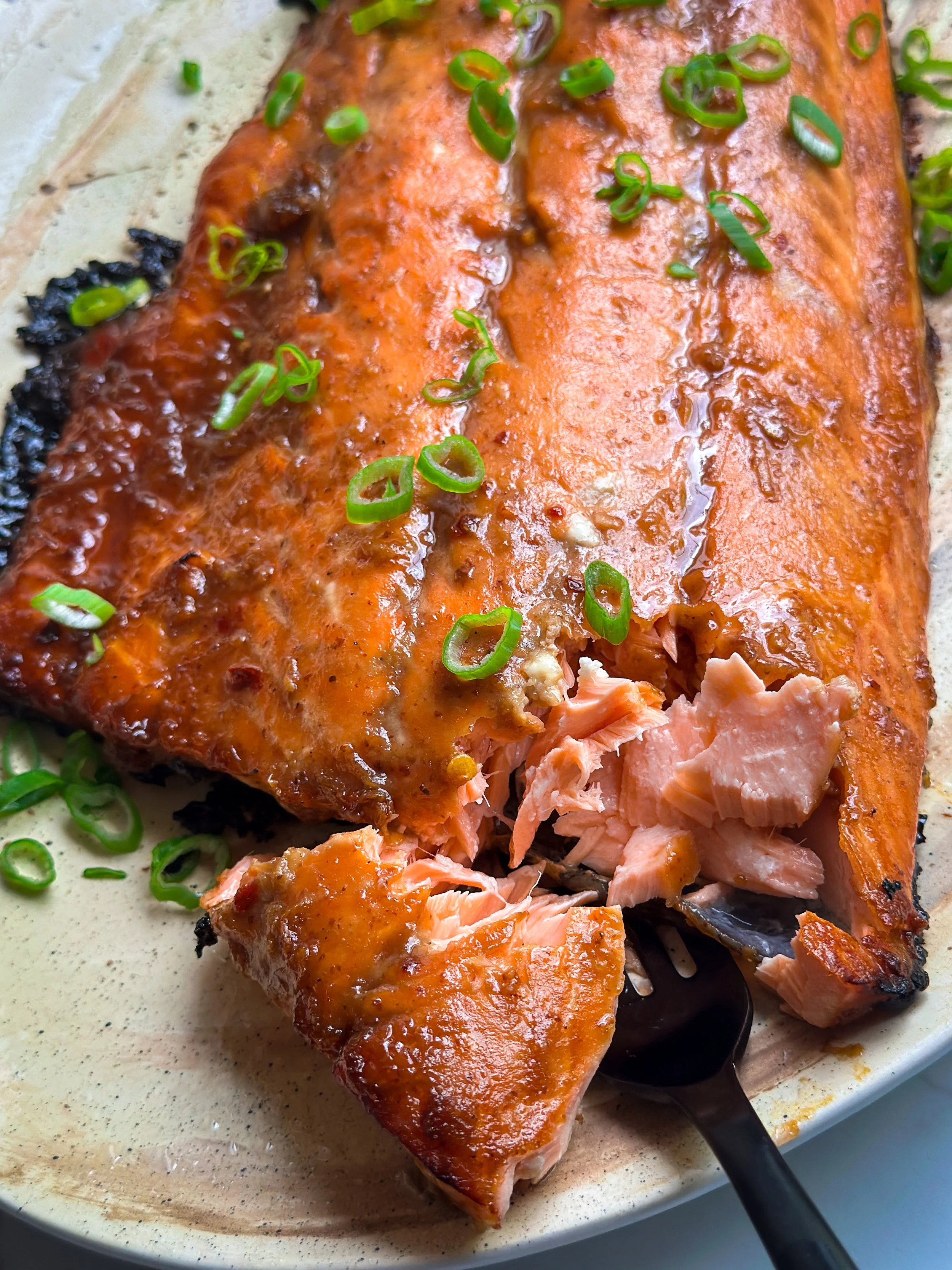 Balsamic Glazed Salmon For a Crowd 