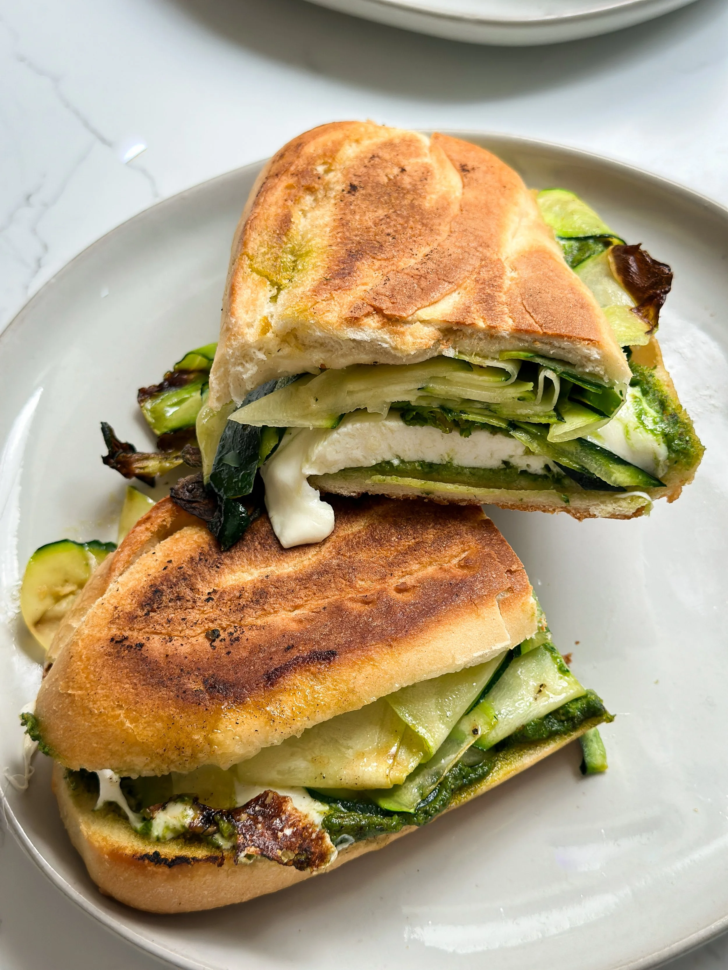 Zucchini Mozzarella Sandwich&nbsp;
