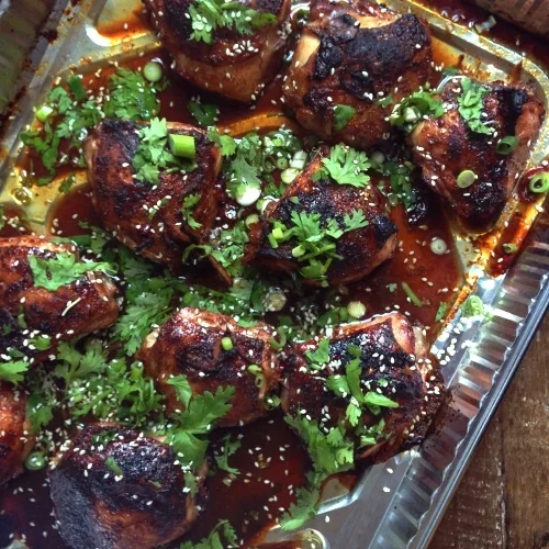 Sticky Ginger Chicken aka. The Second Time Around