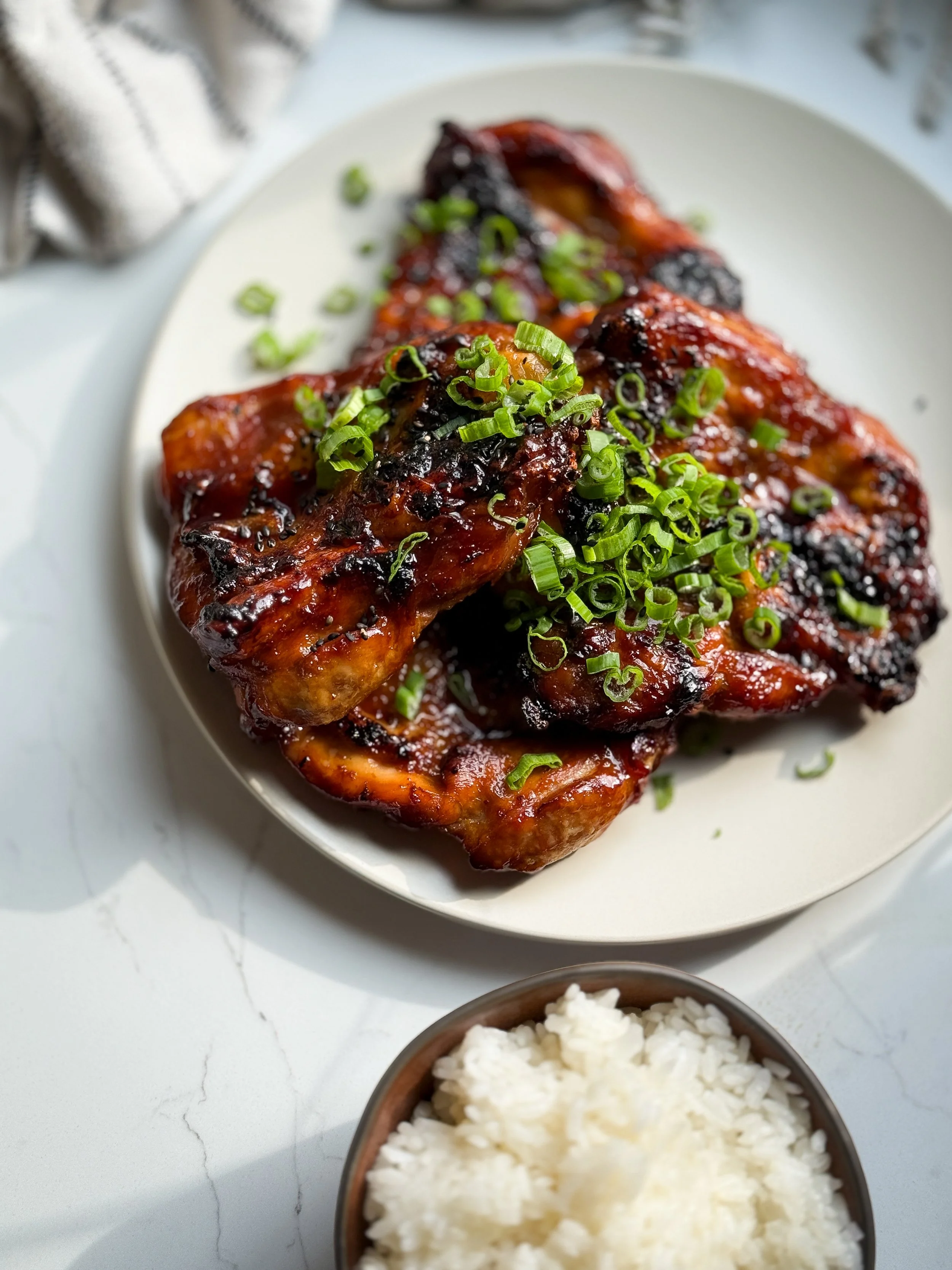Air Fryer Sticky Soy Chicken