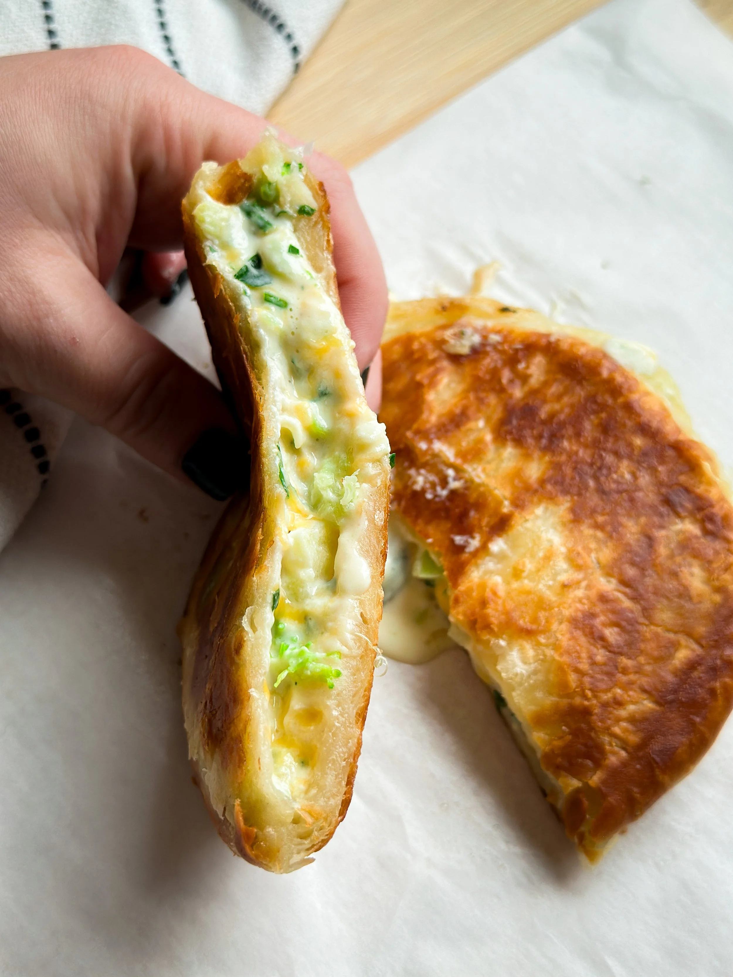 Broccoli and Cheese Pockets