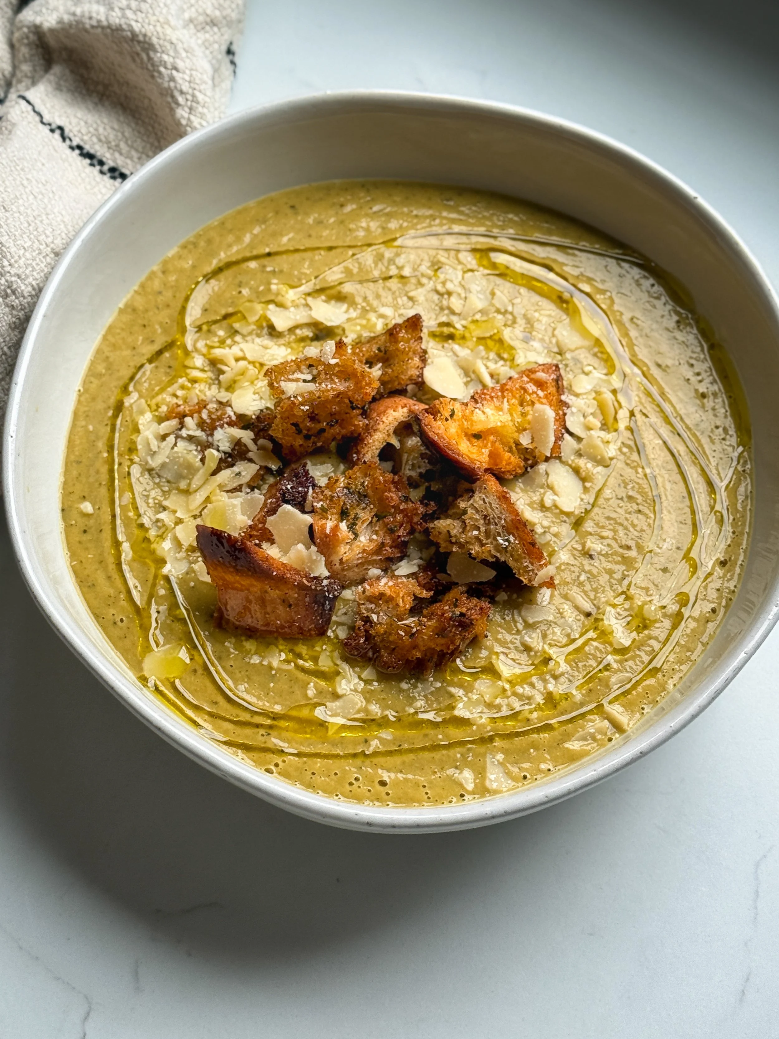 Roasted Zucchini Soup 