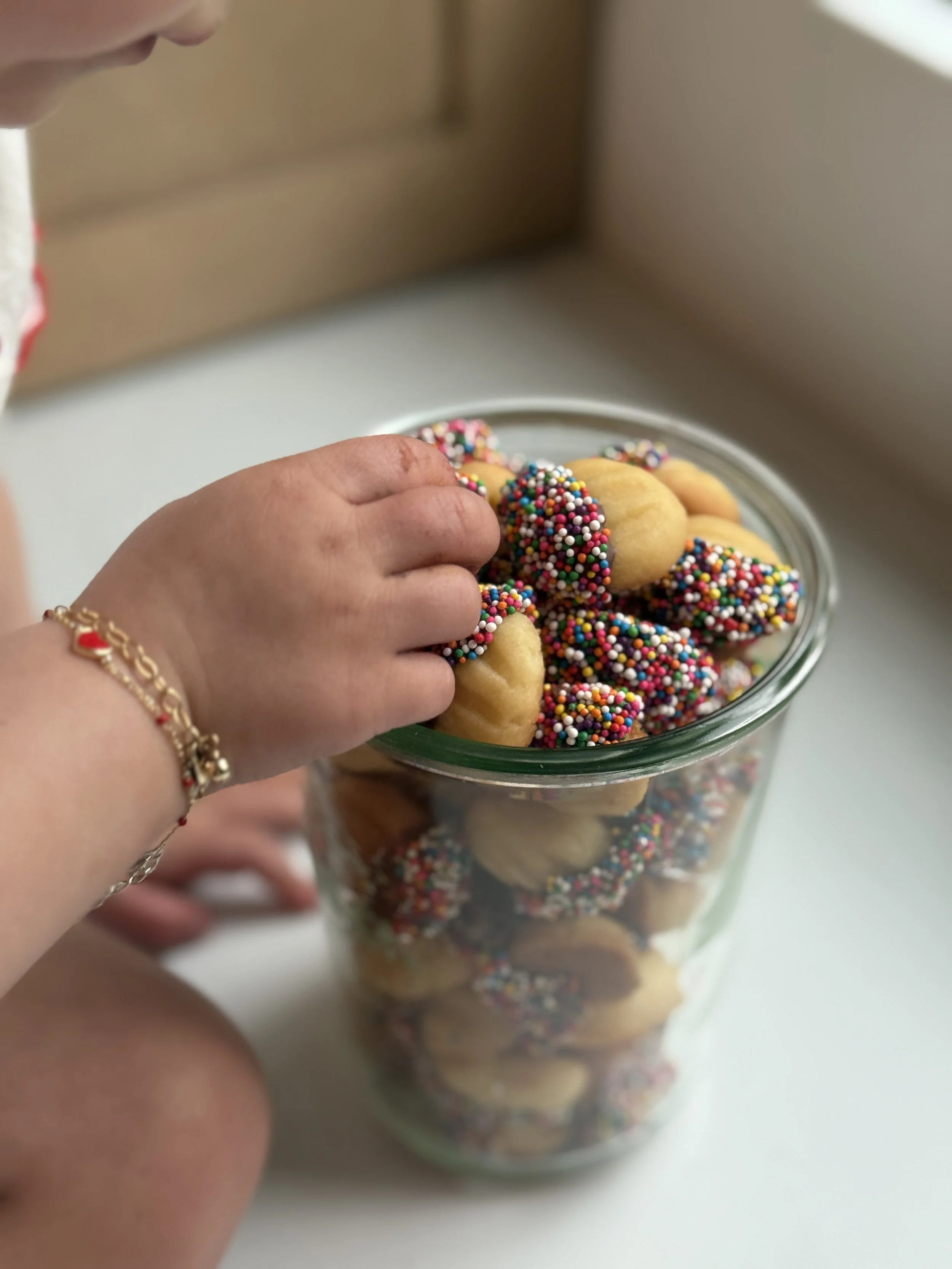 Dip Dot Kiss Cookies