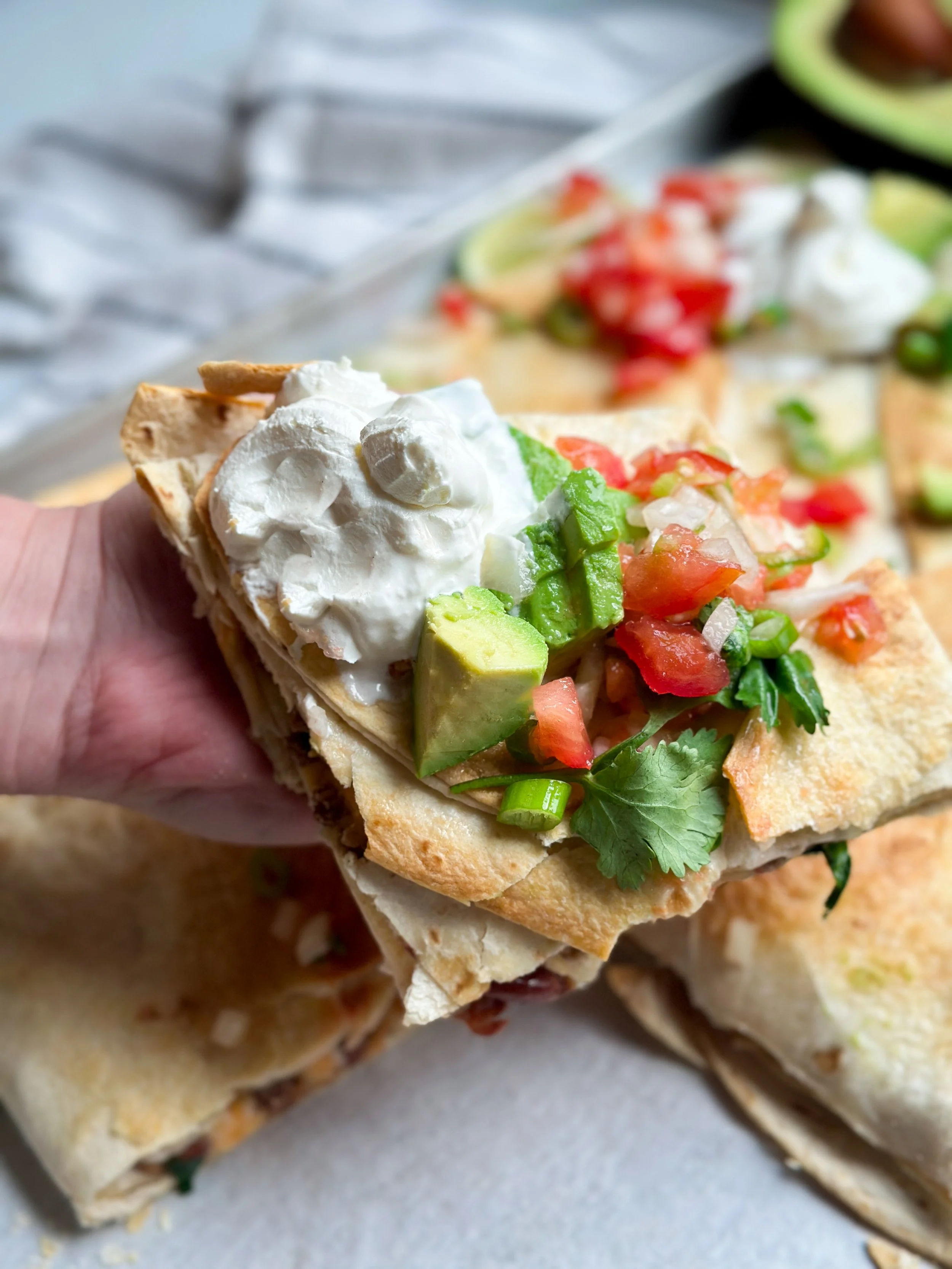  Sheet Pan Quesadillas