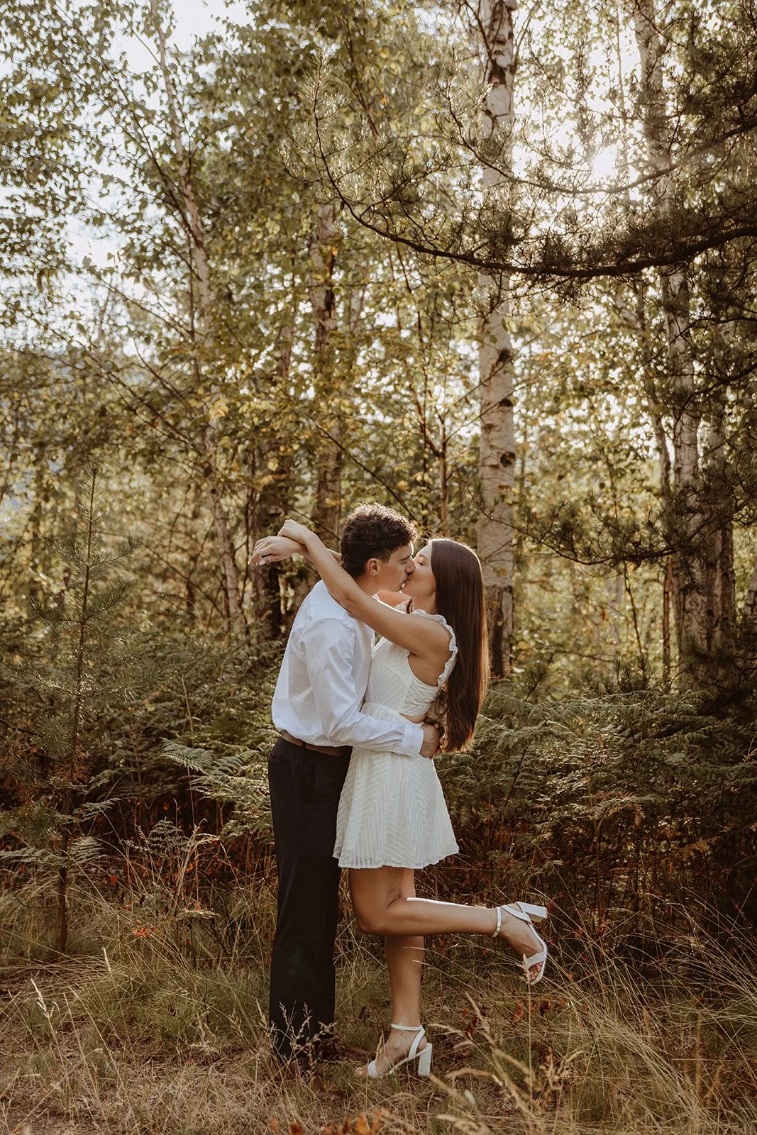sweet moments for this engagement session in Waneta, Trail BC