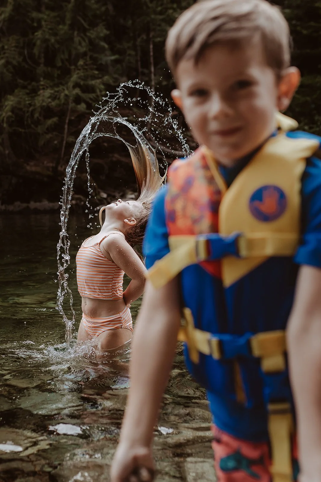 Just trying to be a mermaid - creek excursions in the. beautiful West Kootenays 