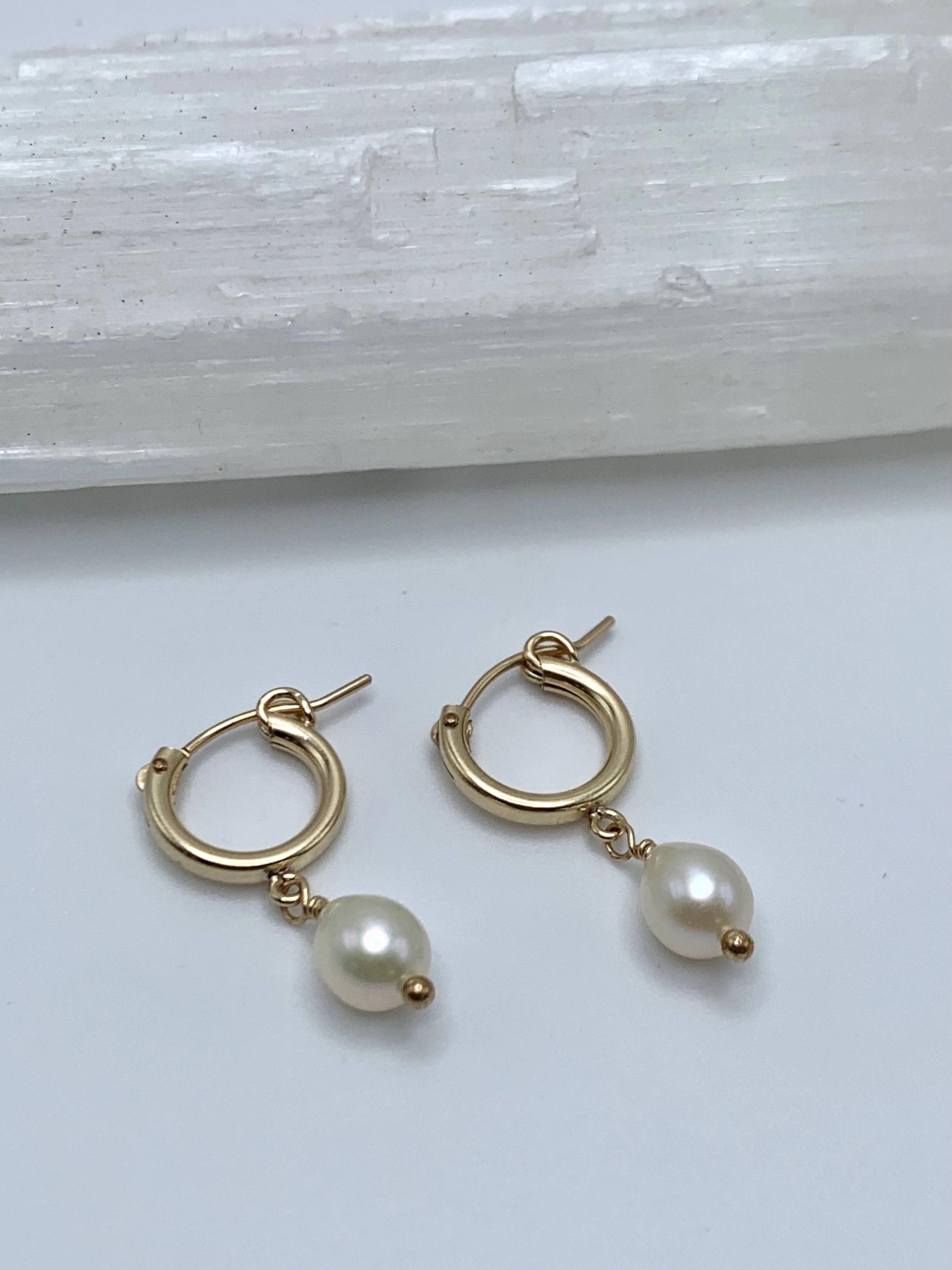 Teardrop Pearl Huggies.JPG