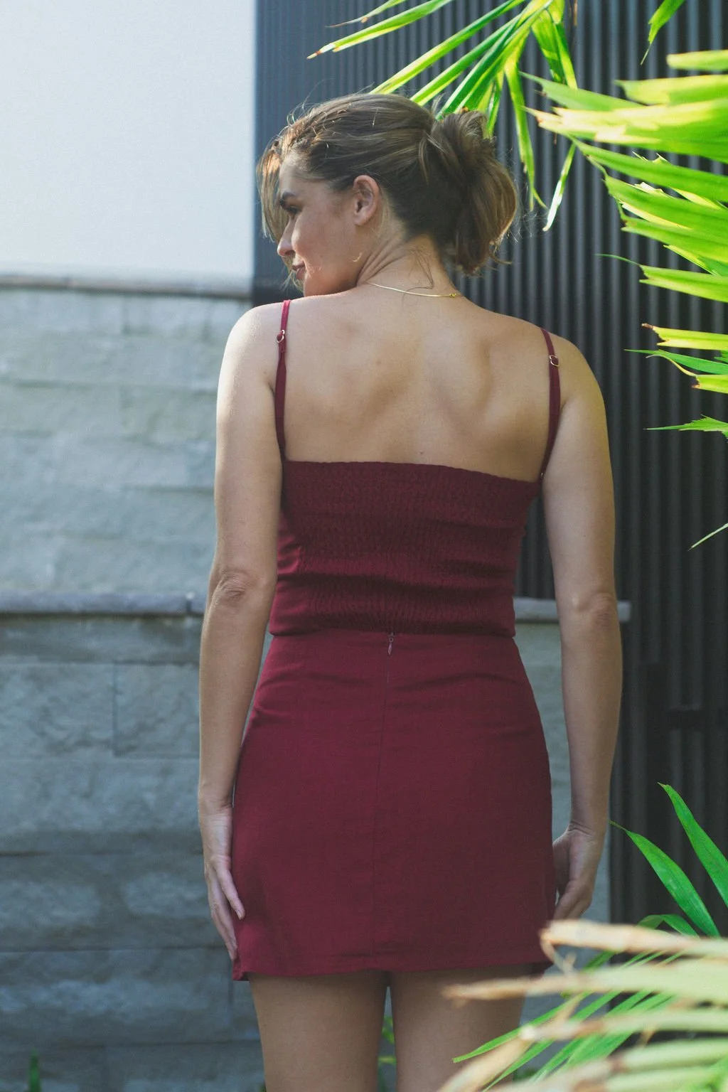 Red Linen Skirt and Tank.jpg
