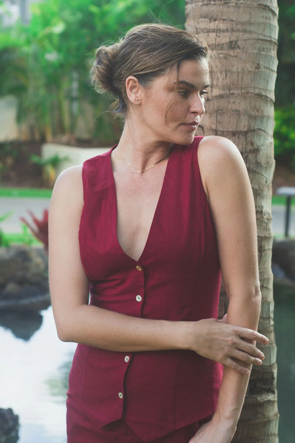 Red Linen Vest.jpg